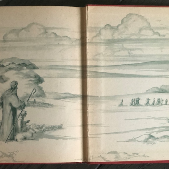 Rare VTG '47 Jesus & His Friends~Mary A. Jones HC Book Illustrated Rand McNally - Picture 14 of 16